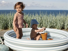 Liewood stripe sea blue/creme de la creme baby pool Savannah large
